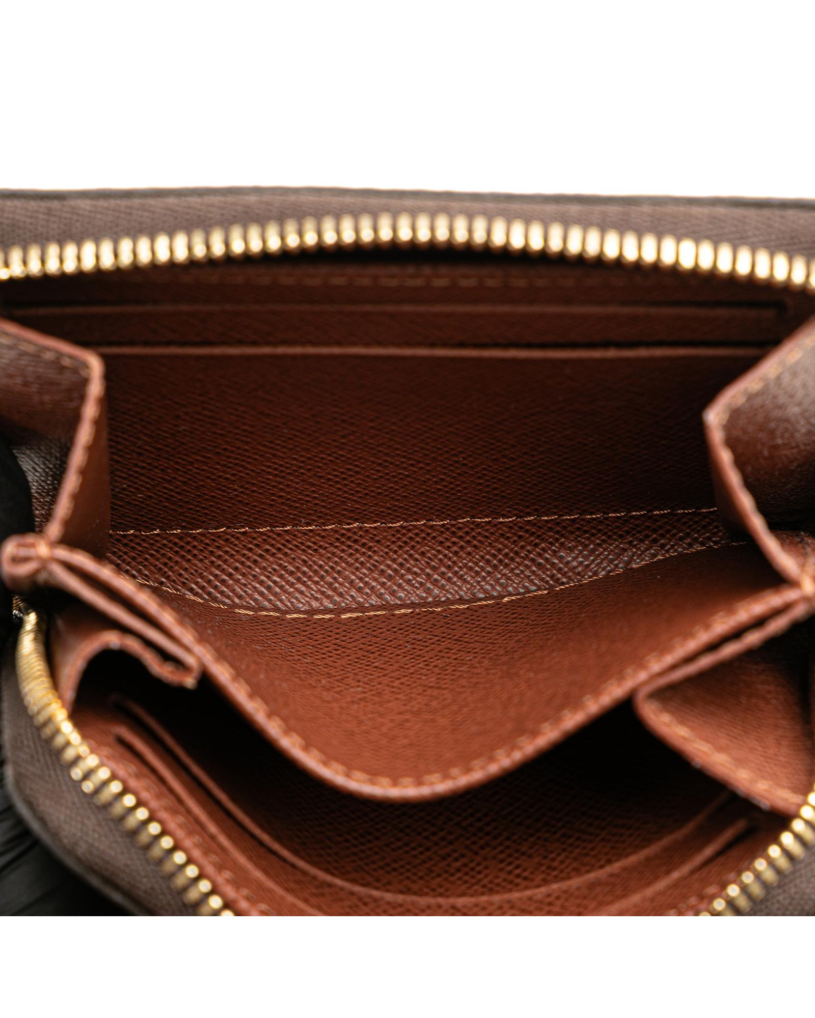 Monogram Canvas Zip-Around Coin Purse with Interior Slip Pockets