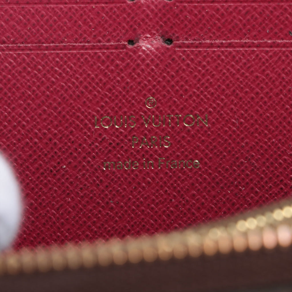Louis Vuitton Monogram Clemence Long Wallet Fuschia