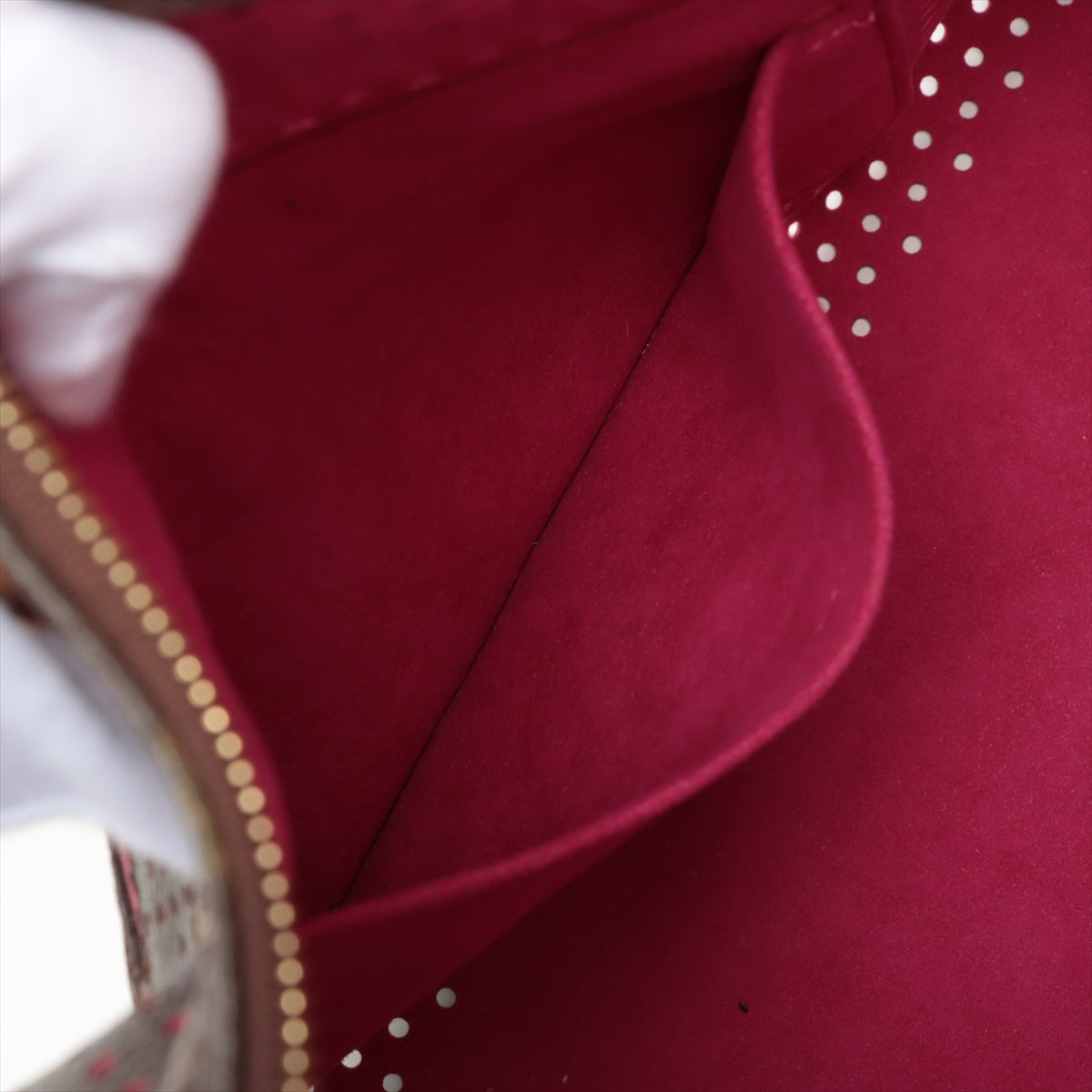 Louis Vuitton Monogram Perfo Speedy 30 Fushia