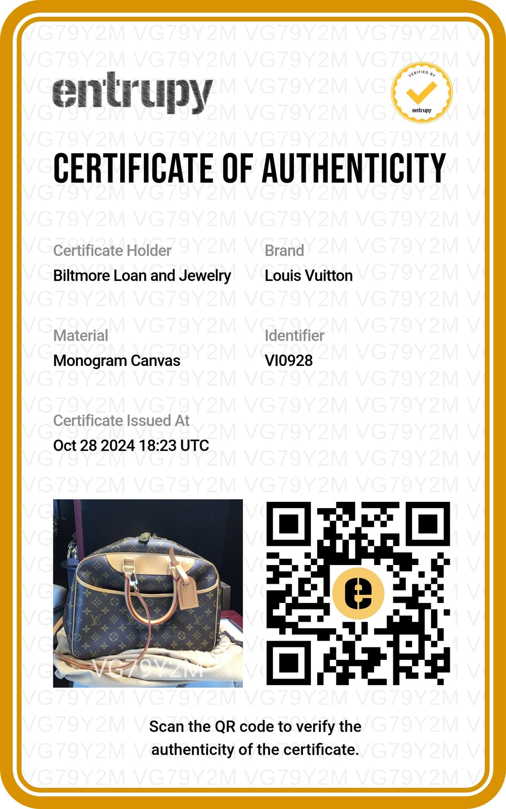 Louis Vuitton 1998 Monogram Canvas Deauville Bag