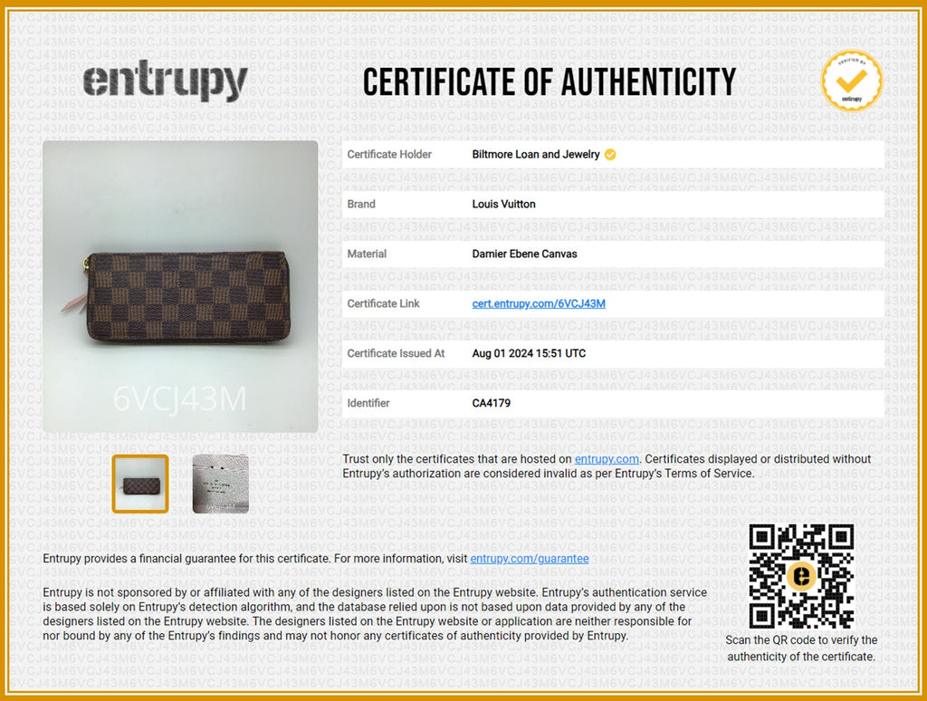 Louis Vuitton 2019 Damier Ebene Clemence Wallet
