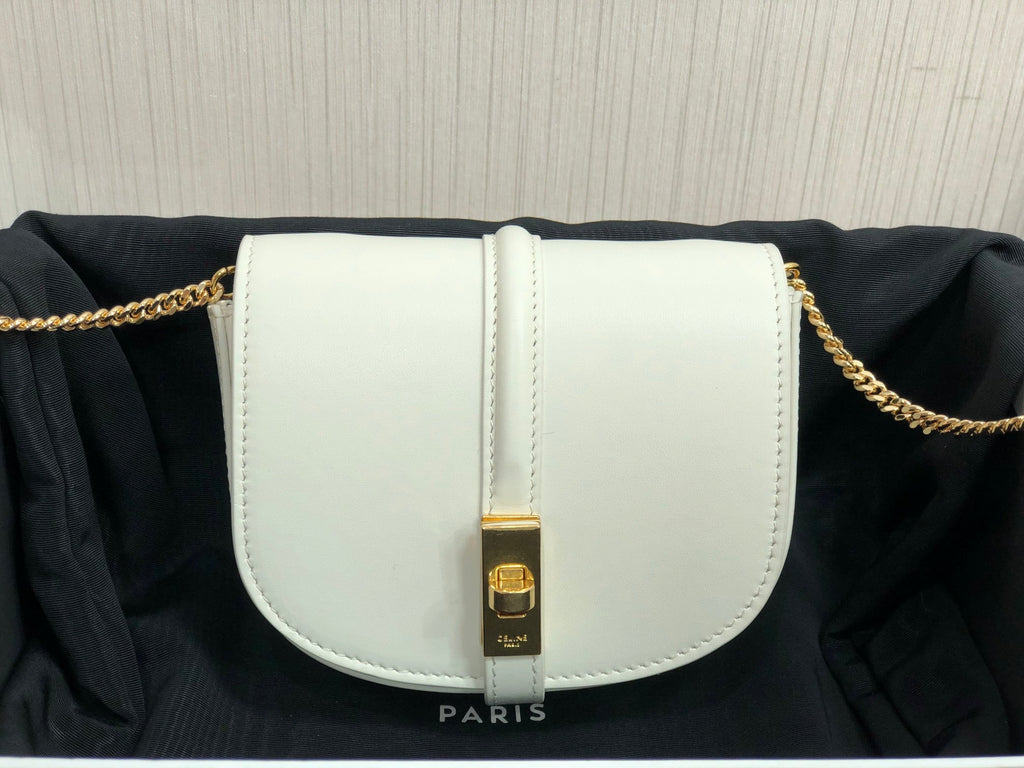 GLAMI Small Bowling Bag White For Women 5.5in/14cm