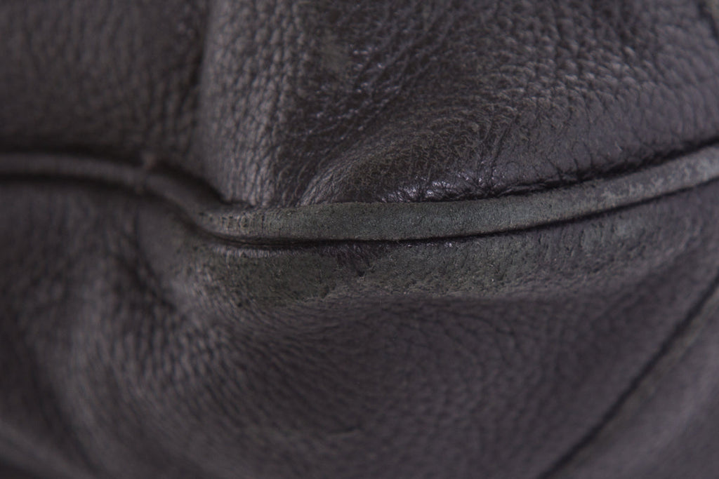 Bottega Veneta Black Leather Julie Tote