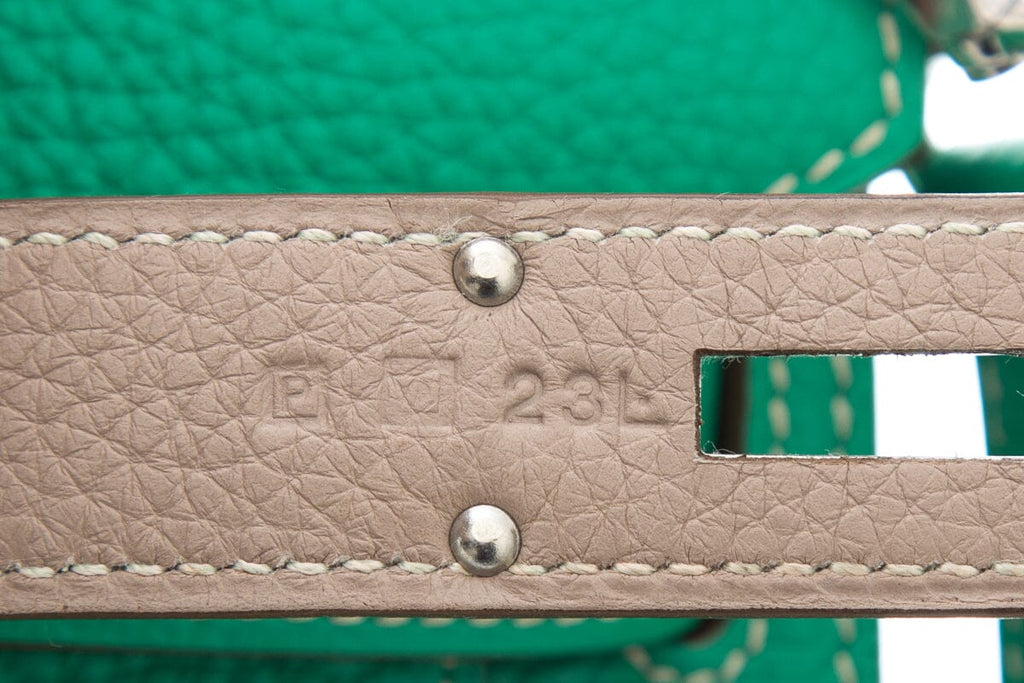 HermÃƒÆ’Ã‚Â¨s Green Jypsiere 31 CM Handbag