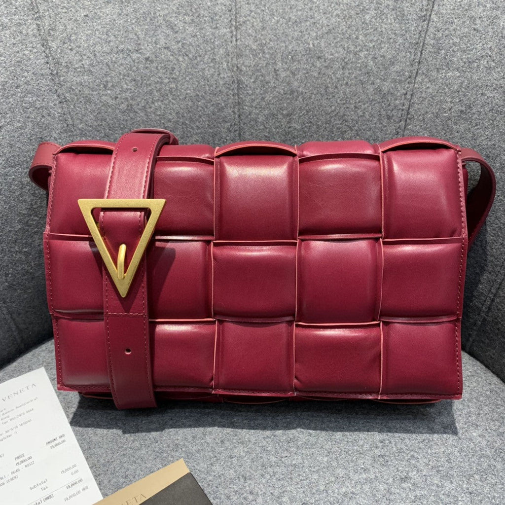 GLAMI Padded Cassette Bag For Women 10.2in/26cm In Dark Red 591970VCQR16358