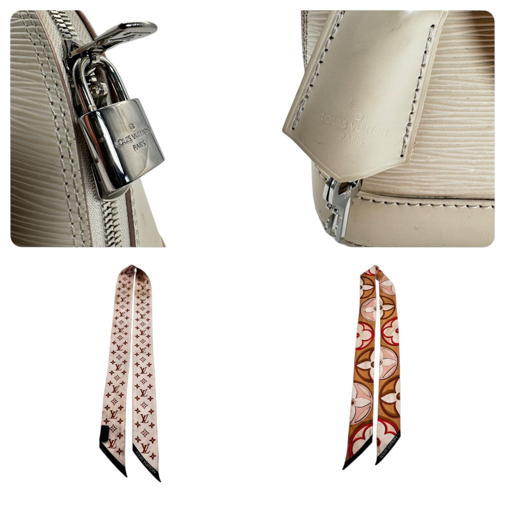 Louis Vuitton Epi Jacquard Alma BB Quartz Handbag