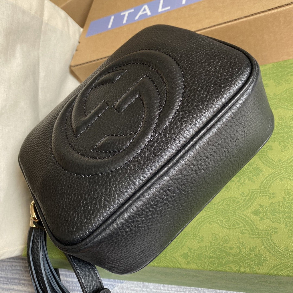 gg Soho Small Disco Bag Black For Women, Women’s Bags, Shoulder And Crossbody Bags 8in/21cm gg 308364