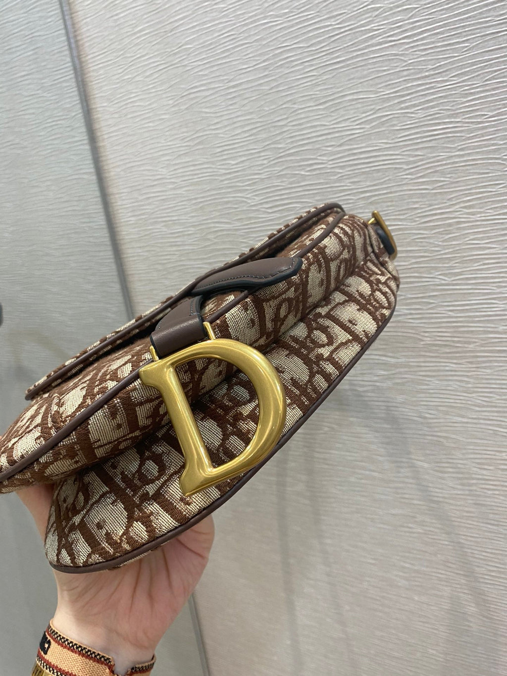 GLAMI Brown Mini Saddle Bag For Women 21cm/7in CD