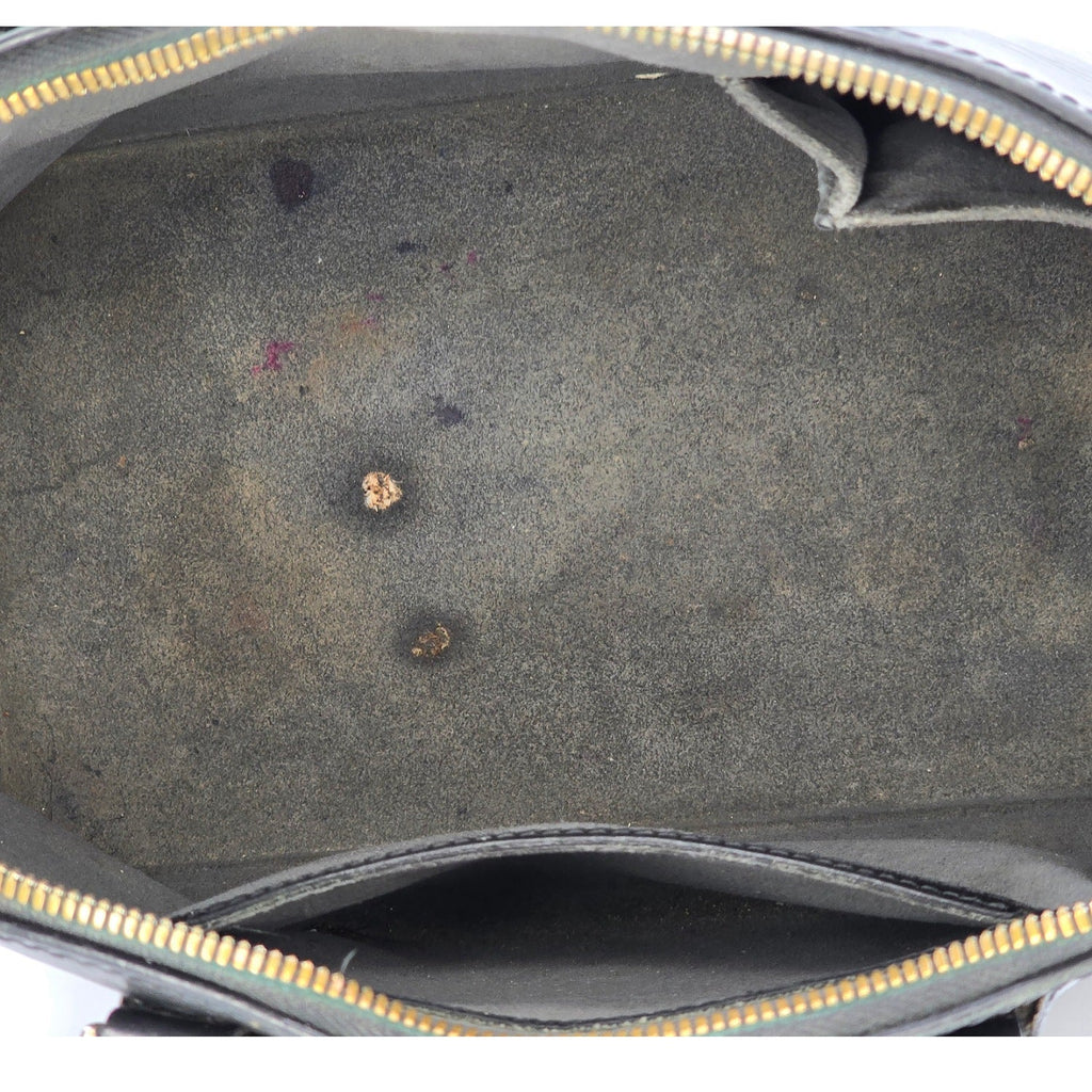 Louis Vuitton 2006 Black EPI Alma PM Satchel