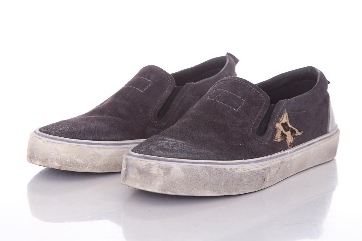Golden Goose Grey Slip-On Sneakers SZ 41