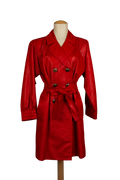 Manteau rouge Yves Saint Laurent