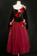 Ensemble en tulle et velours Chantal Thomass