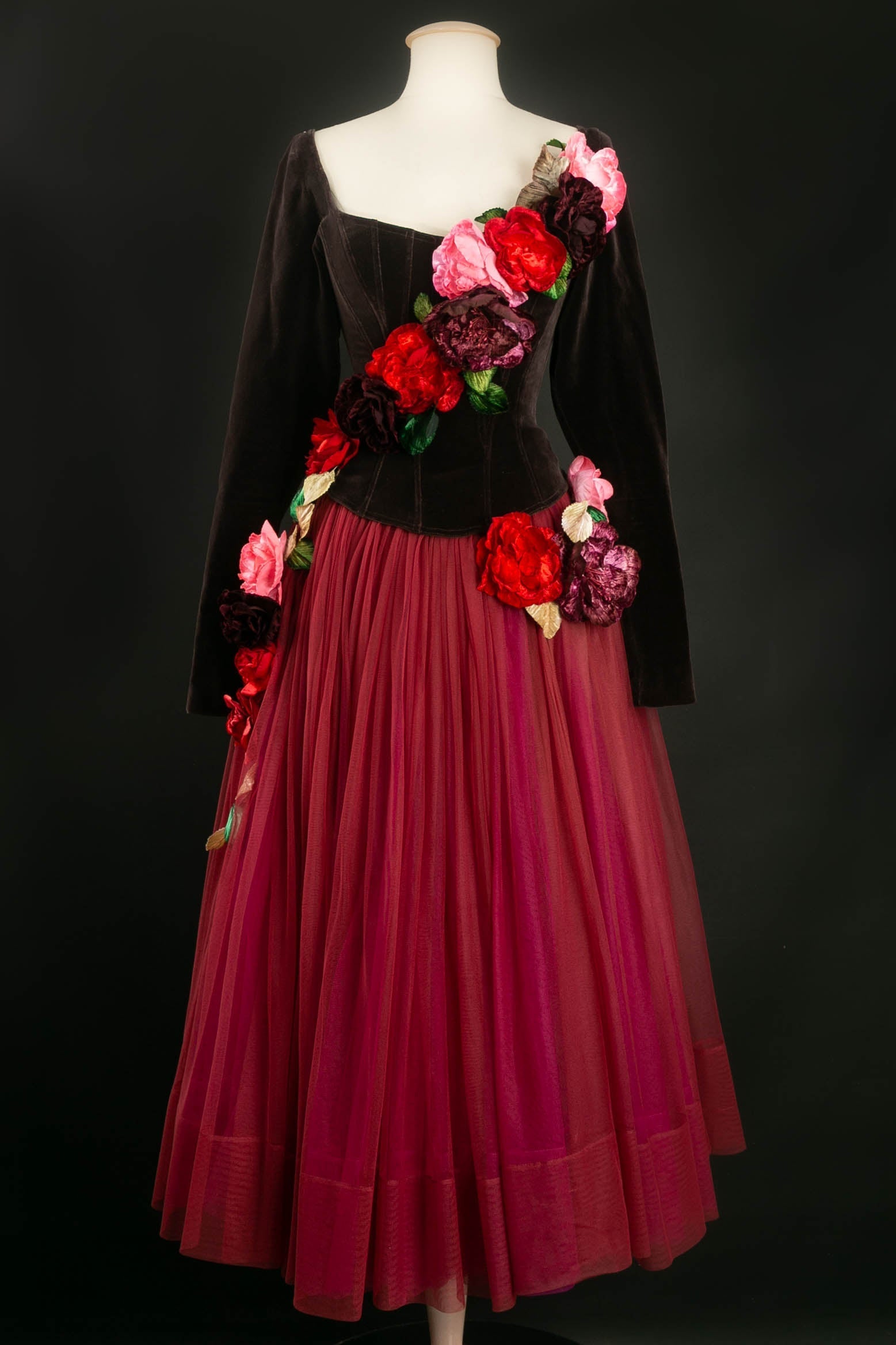 Ensemble en tulle et velours Chantal Thomass