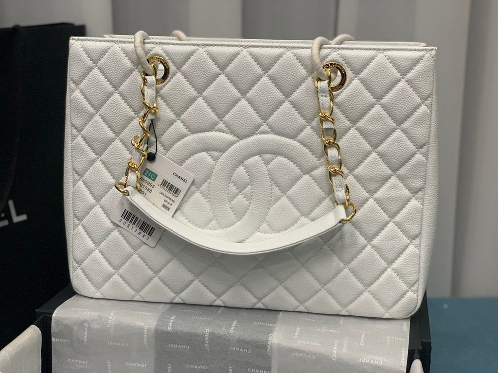 CHLTote Bag Spring Collection Gold Hardware White For Women 13in/33cm