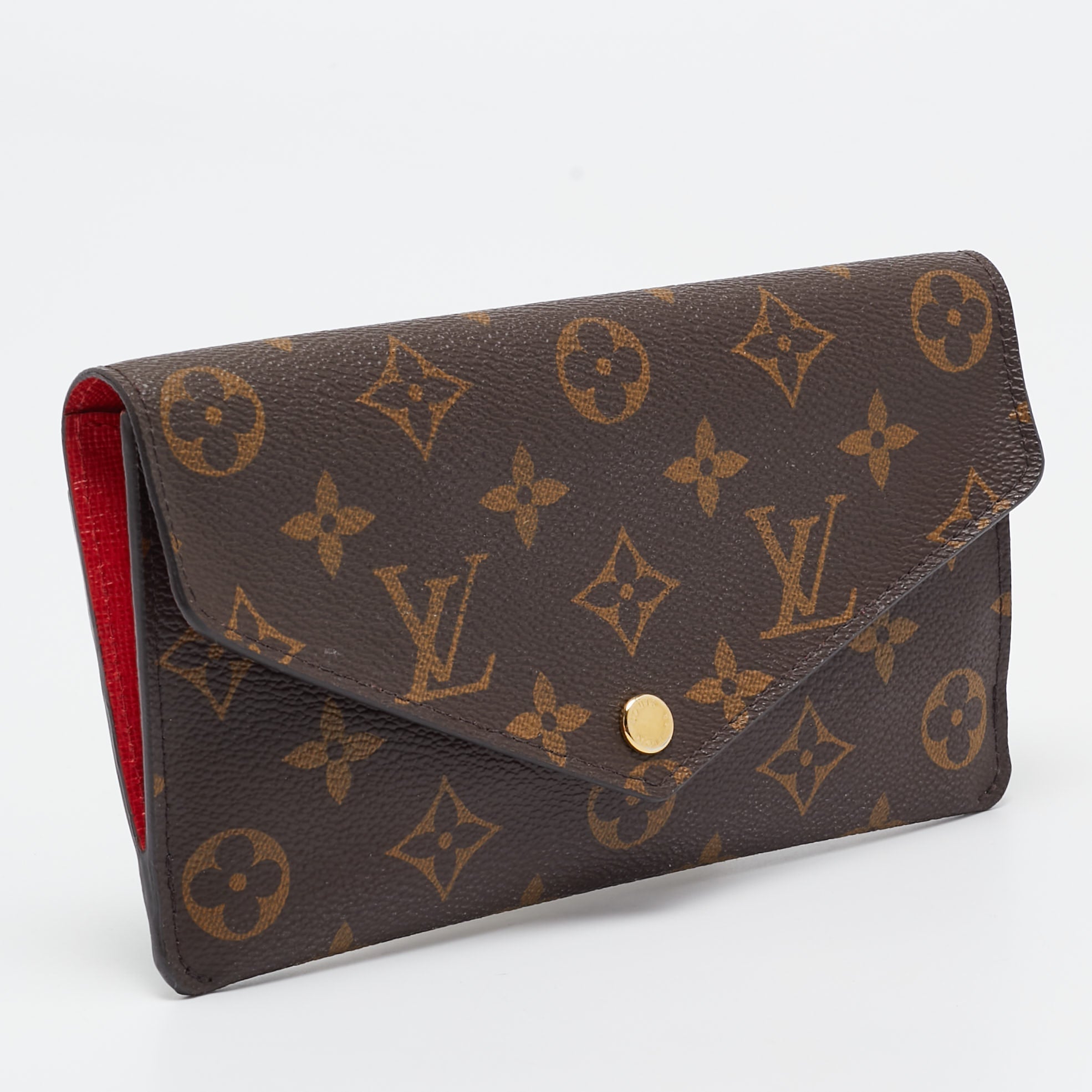 Louis Vuitton Monogram Canvas Sarah Wallet..