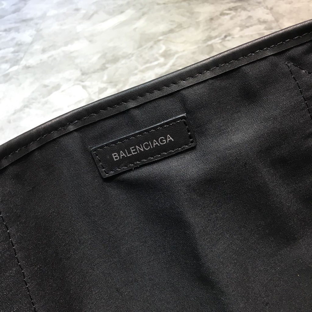 Balen Navy MeGLAMIum Cabas Tote Bag In Black, For Women,  Bags 14.1in/36cm