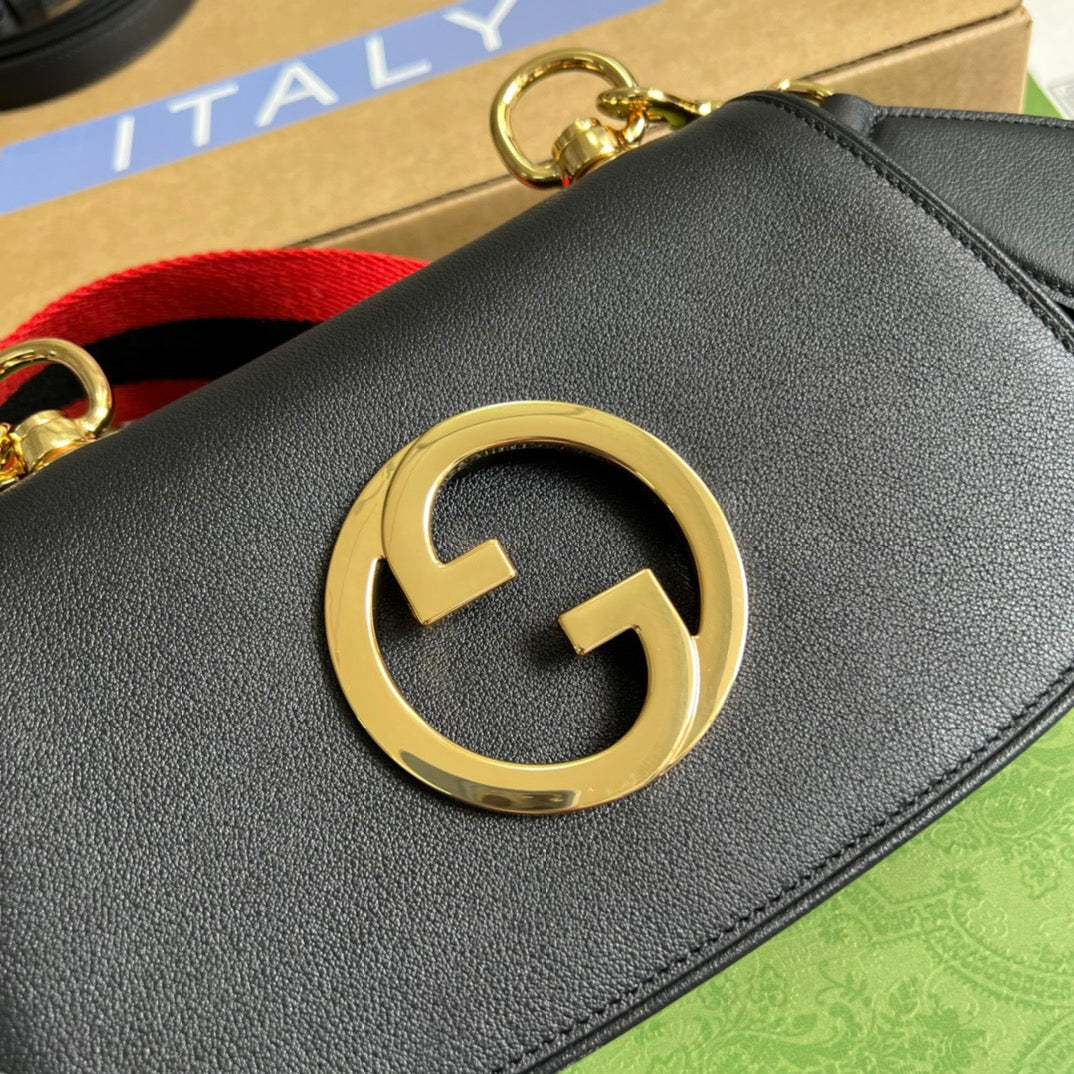 gg Blondie Mini Bag Black For Women, Women’s Bags 8.7in/22cm gg‎ ‎698643 UXXAG 1064