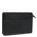 Louis Vuitton Epi Pochette Homme Clutch Bag Black Noir