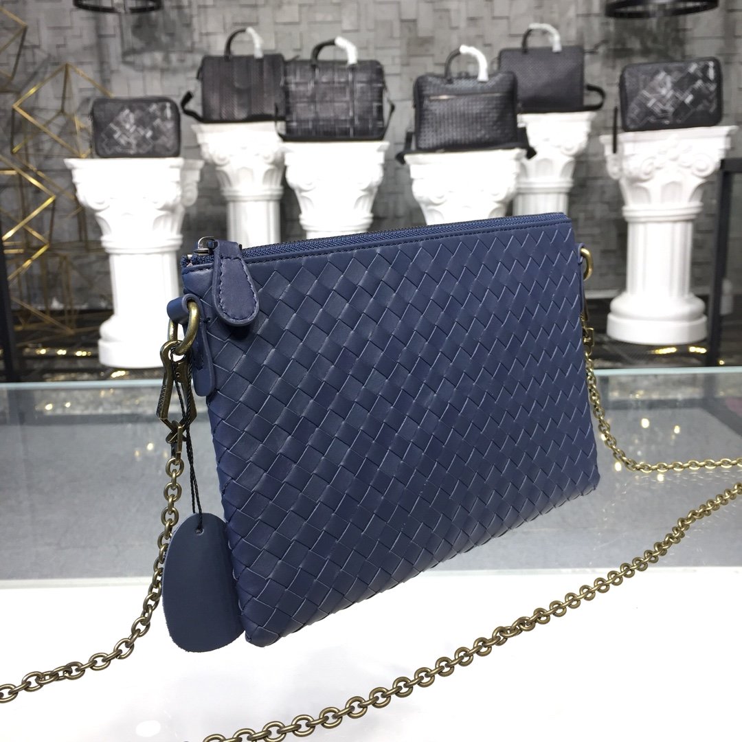 GLAMI Chain Shoulder Bag Blue, For Women, WomenÃƒÂ¢Ã¢â€šÂ¬Ã¢â€žÂ¢s Bags 9.6in/24.5cm
