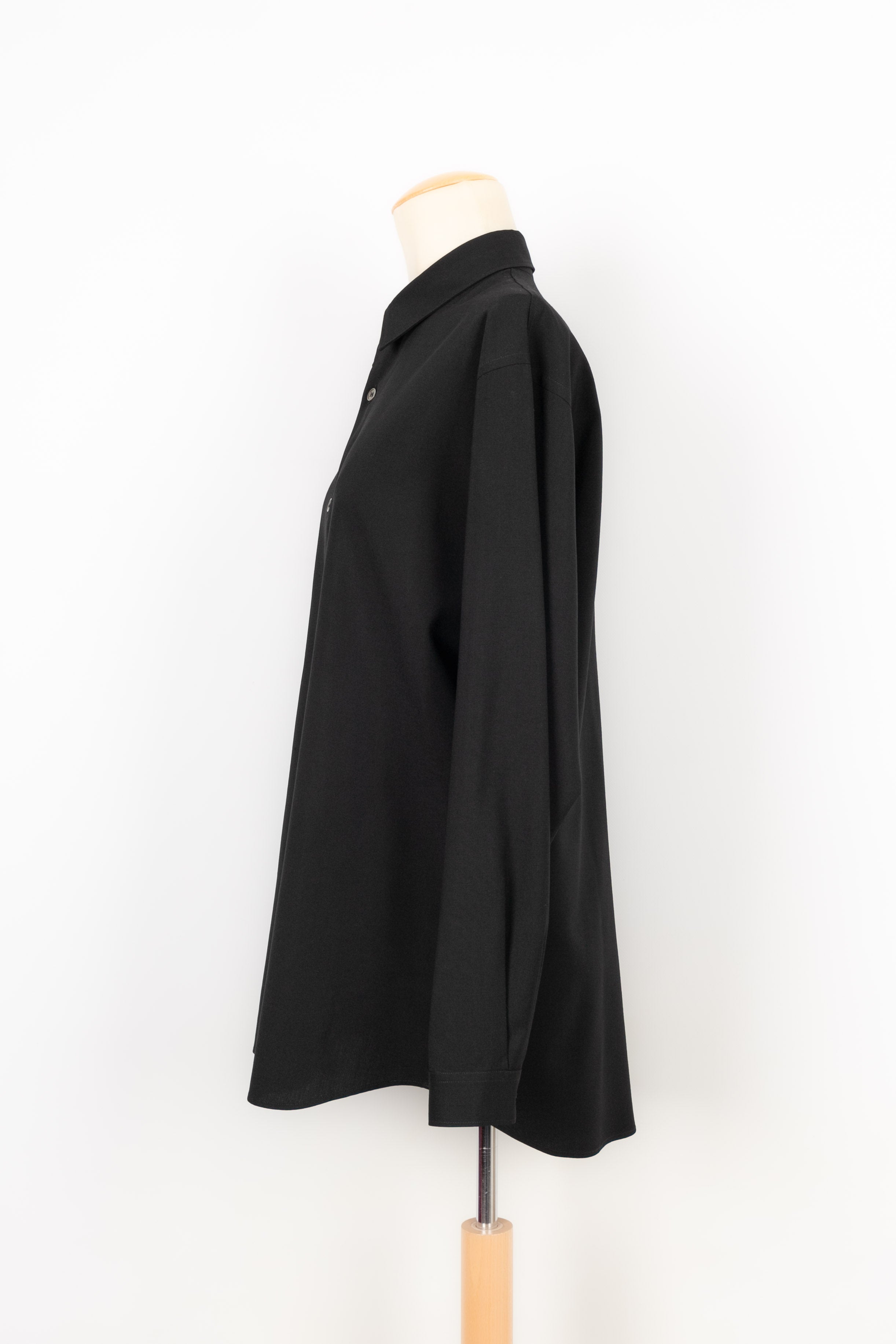 Chemise noire Yamamoto
