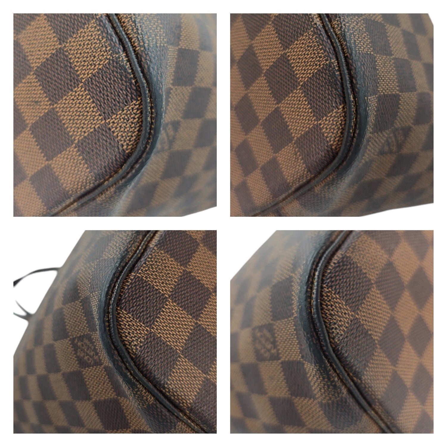 Louis Vuitton 2016 Damier Ebene Neverfull MM w/ Pouch