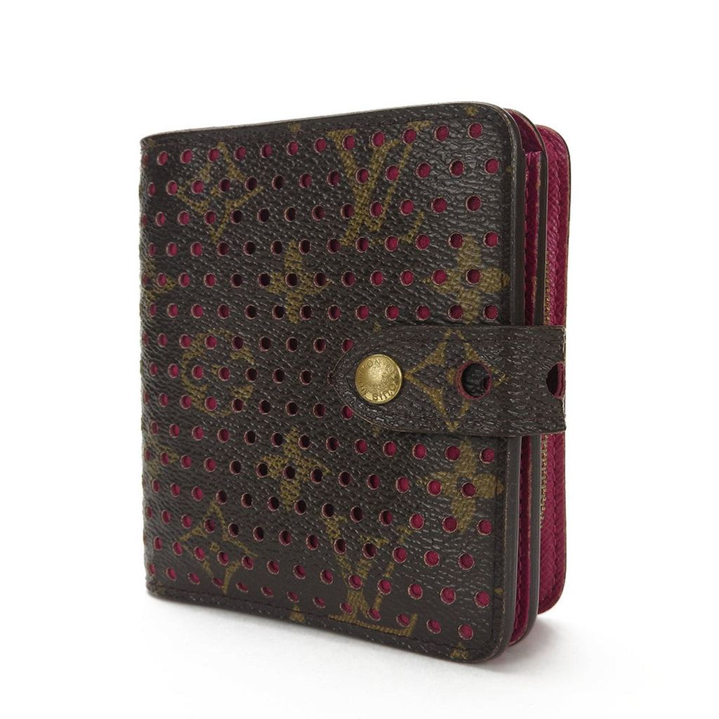 Louis Vuitton Perfo Compact  Canvas Wallet  ()