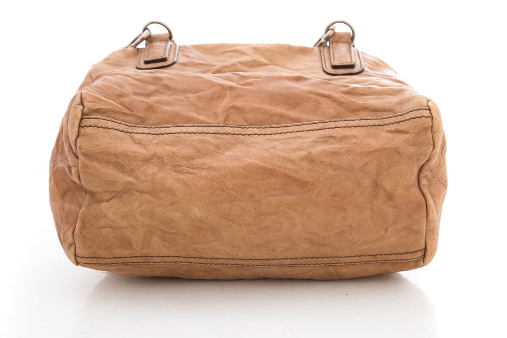 Givenchy Brown Distressed Pandora Handbag