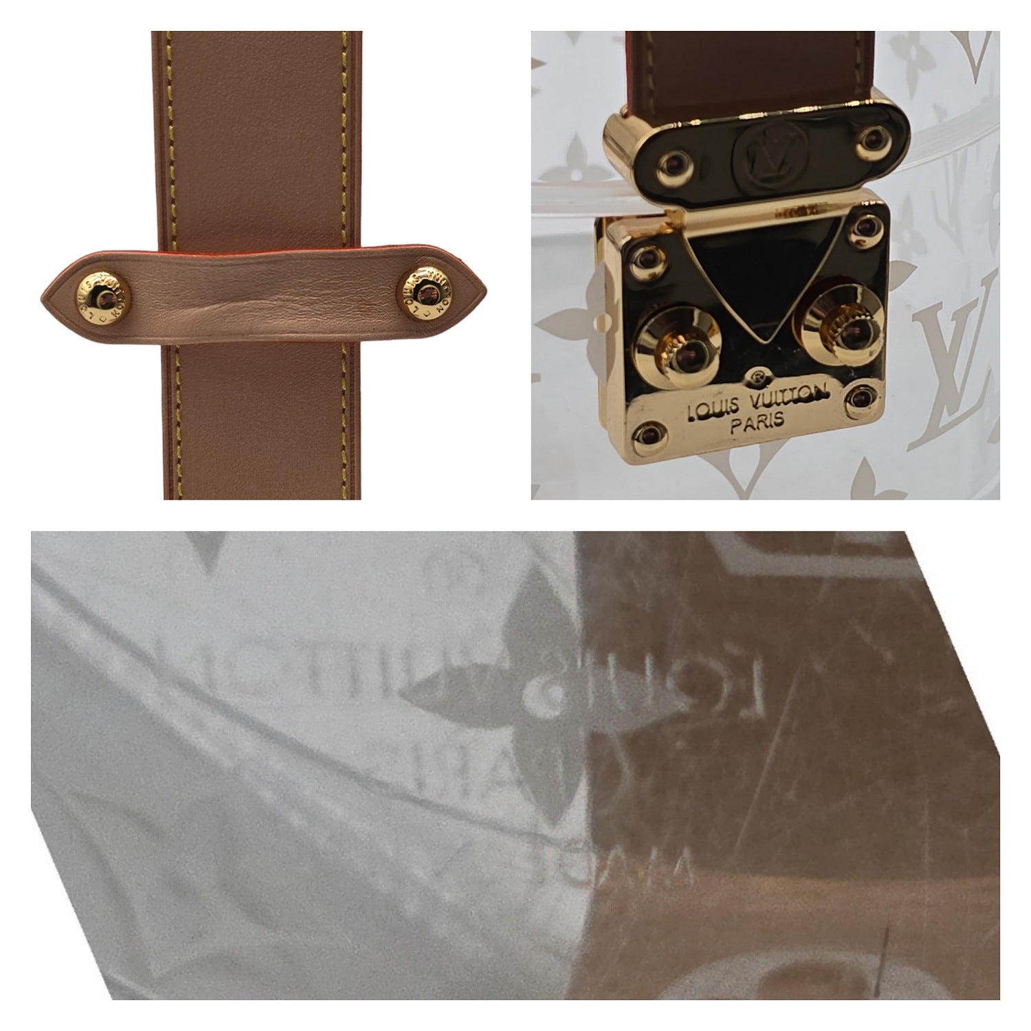 Louis Vuitton Let’s Go BB Bandeau & Transparent Plexiglass Scott Box