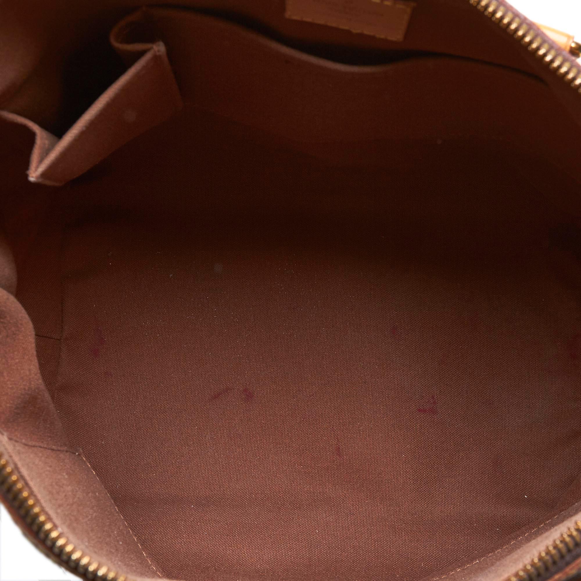 Louis Vuitto Palermo PM Monogram Canvas Handbag with Strap