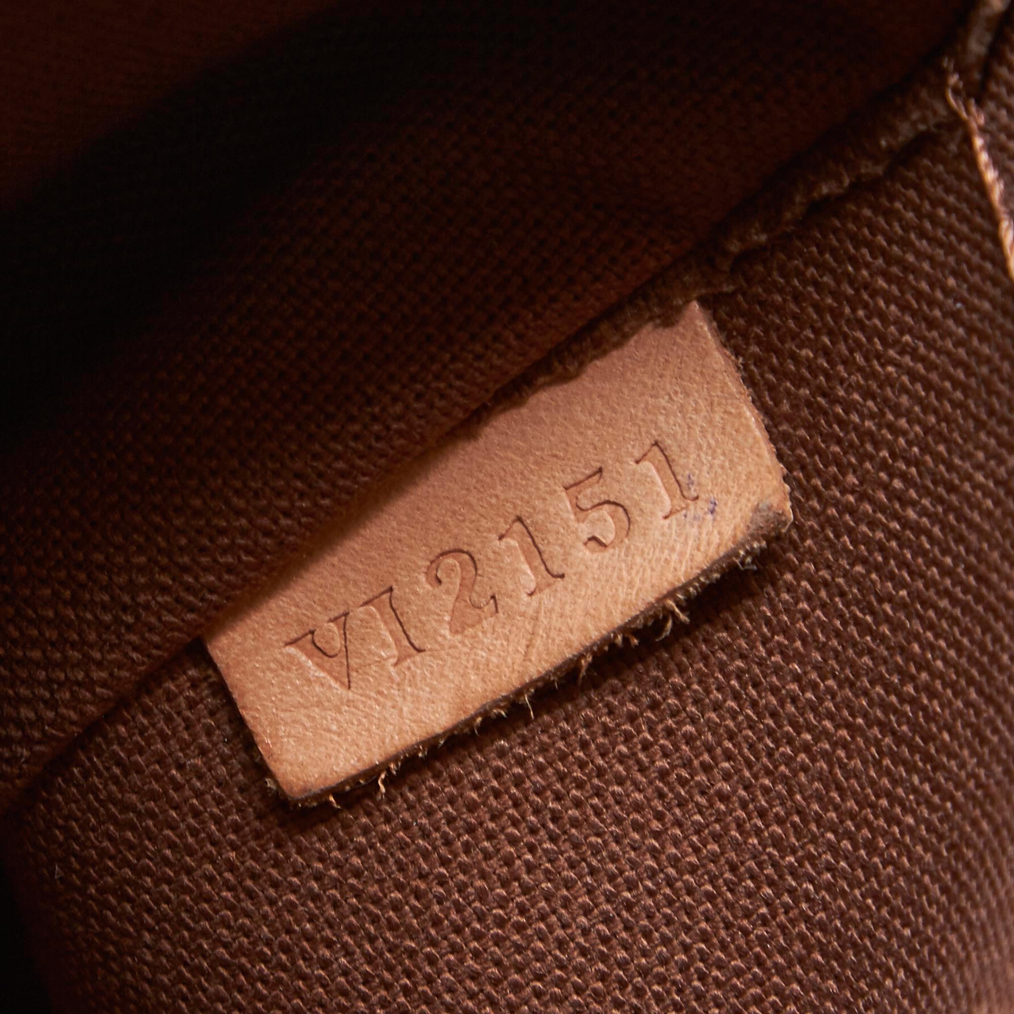 Louis Vuitto Palermo PM Monogram Canvas Handbag with Strap