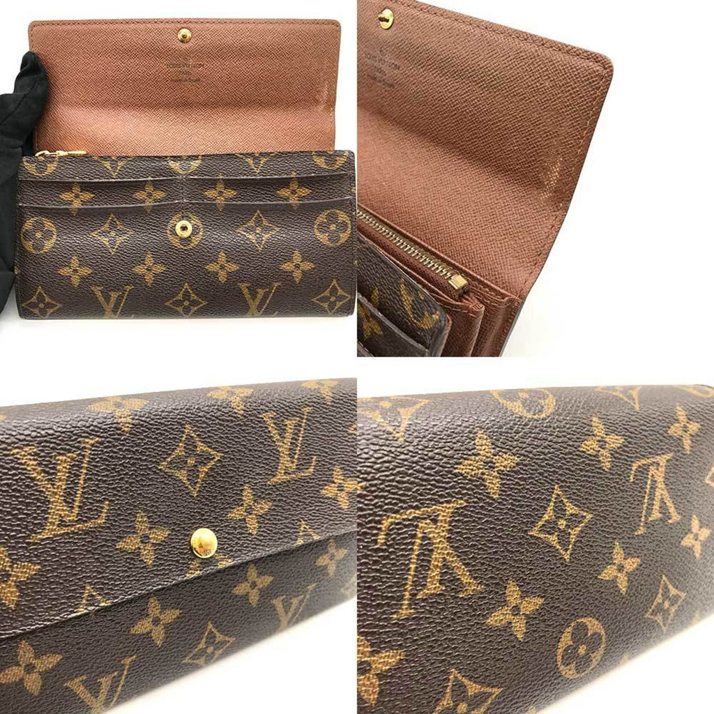 Louis Vuitton Sarah  Canvas Wallet  ()