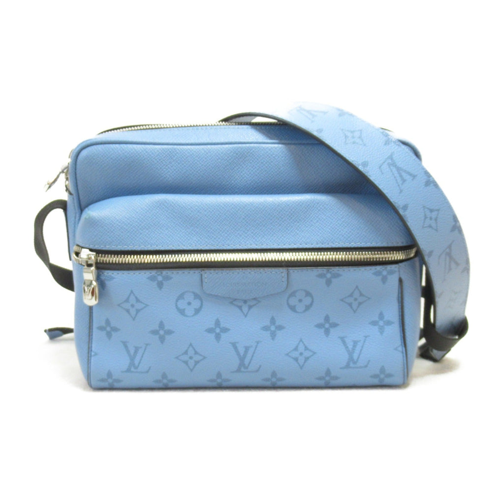 Louis Vuitton  Messenger Bag Bag PVC Coated Linen Taigaama   Blue M30749