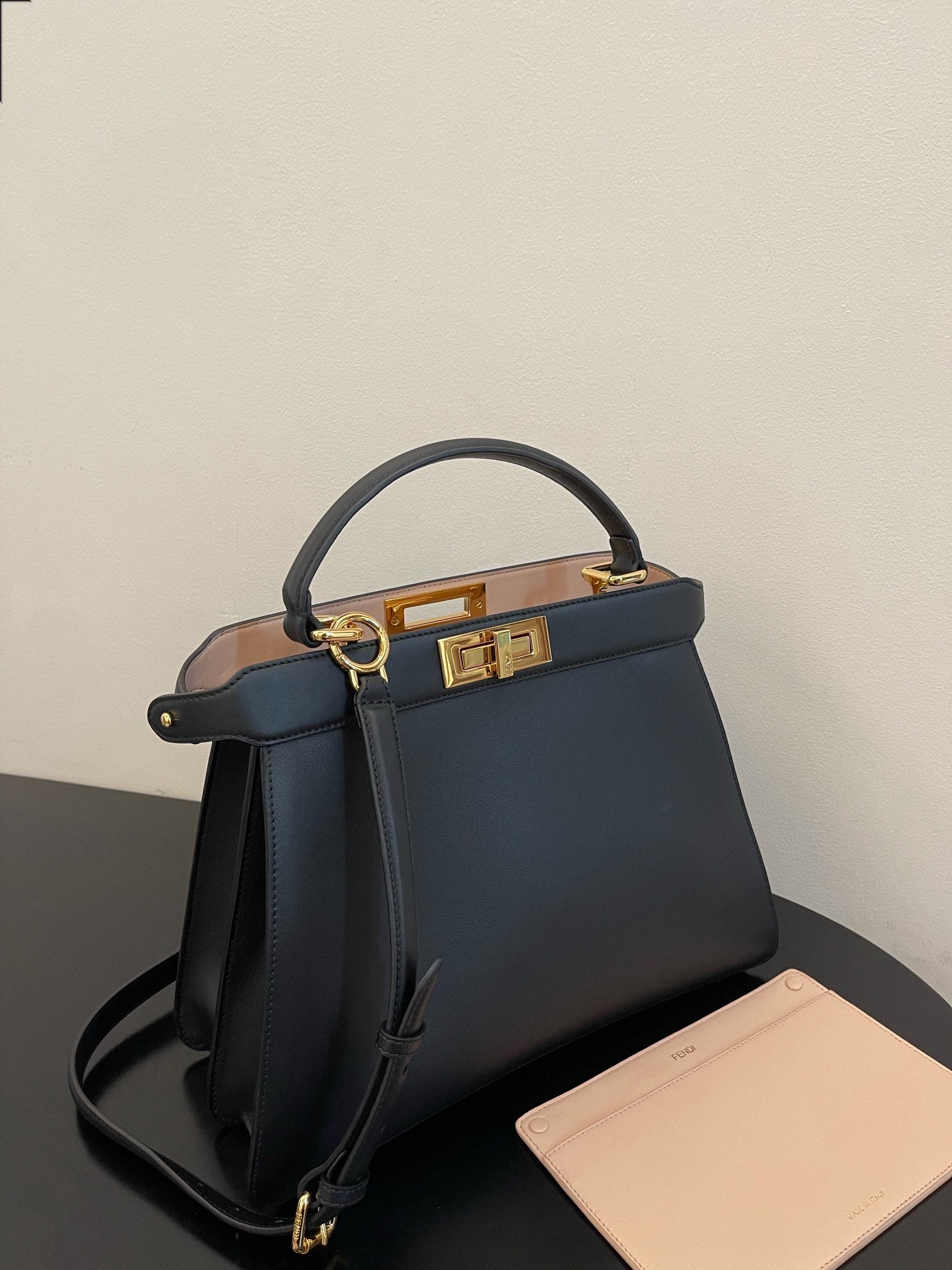 FI GlamI ISeeU Petite Black Small Bag For Woman 20cm/8in