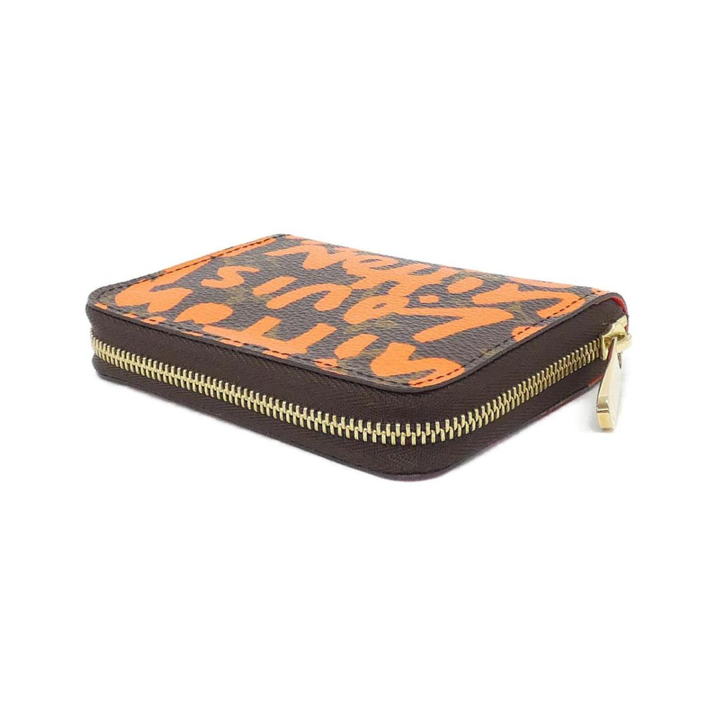 Louis Vuitton Monogram Graffiti Zippy Coinpass M93708 Coin Case