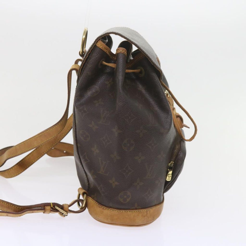 Louis Vuitton Montsouris Mm  Canvas Backpack Bag ()