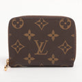 Louis Vuitton Monogram Zippyr Coin Pass M60067 Brown Coin Case