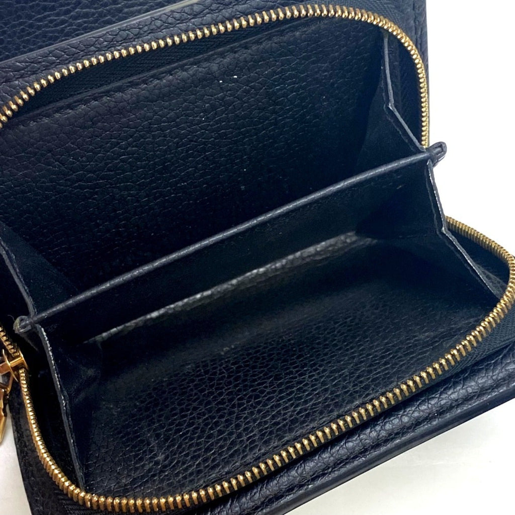 Louis Vuitton Compact Zip  Leather Wallet  ()
