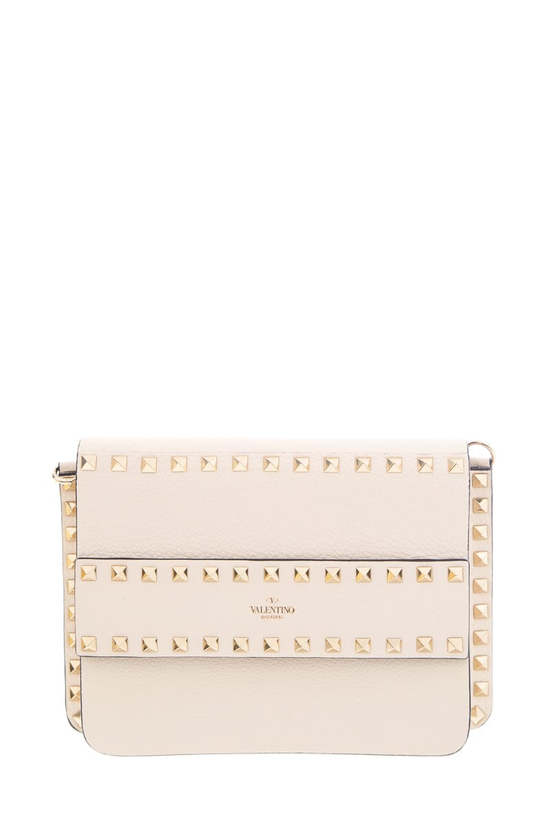 Valentino Cream Rockstud Flap Cross-Body NWT