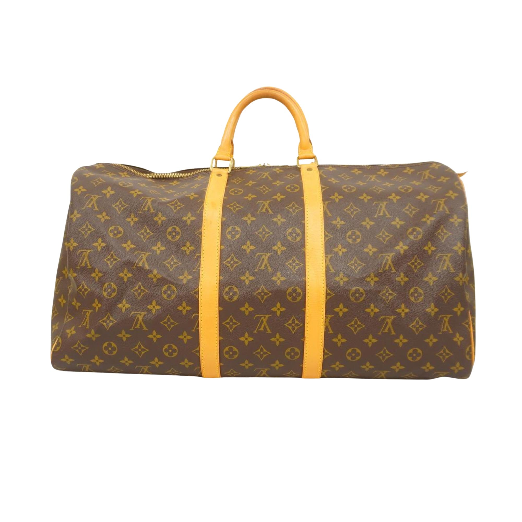 Louis Vuitton Keepall 55  Canvas Travel Bag ()