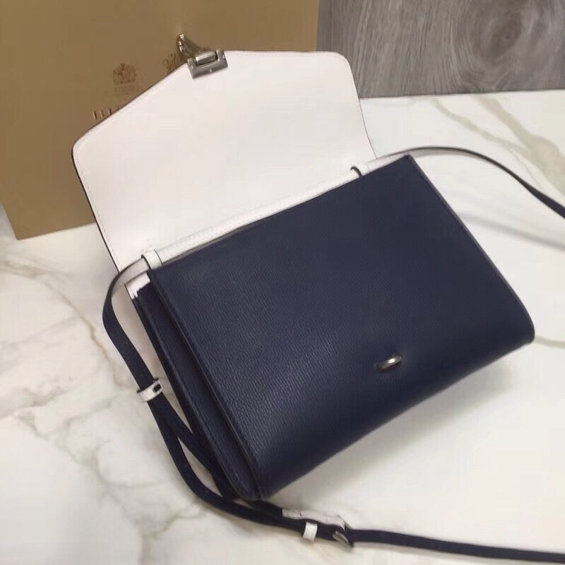GLAMI Small Macken Colorblock Crossbody Black/White Bag For Women, Bags 9.5in/24cm