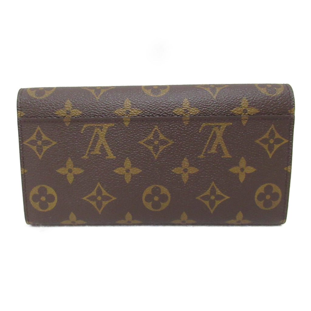 Louis Vuitton Portefolio Sarah Round Wallet Round Wallet Wallet PVC Coated Canvas Monogram  Brown M62234
