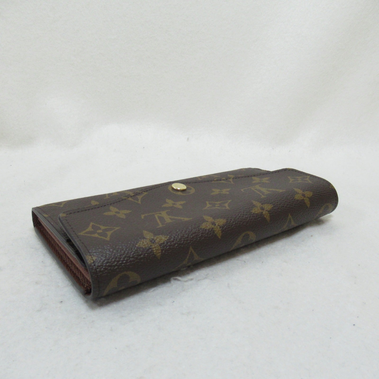 Louis Vuitton Portefolio Sarah Two Fold Wallet Two Folded Wallet Two Folded Wallet PVC  Canvas   Brown M60531