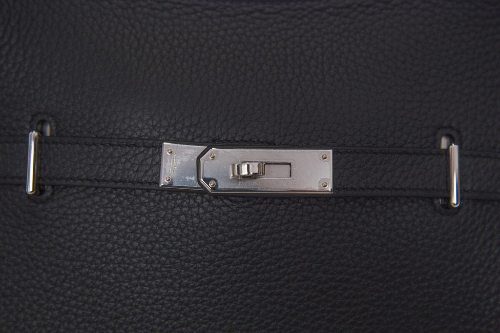 HermÃƒÆ’Ã‚Â¨s 2023 Black Jypsiere 28 Clemence PHW  Handbag