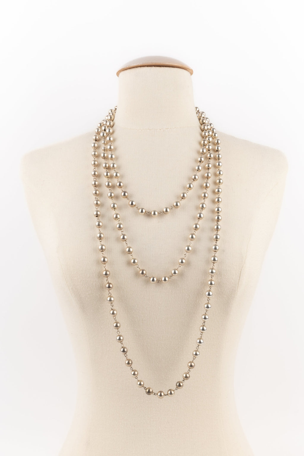 Collier argenté Chanel