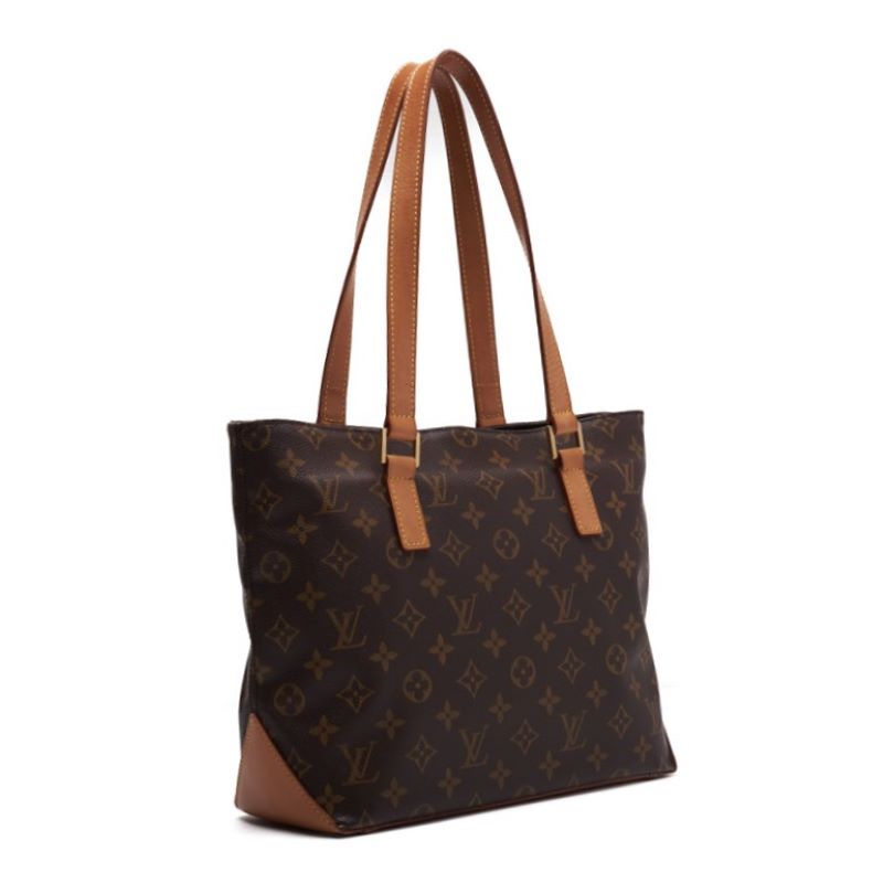 LOUIS VUITTON Monogram Kava Piano Tote Bag Monograms Brown   Business Bag  Stunt Back  Tote Bag Ship