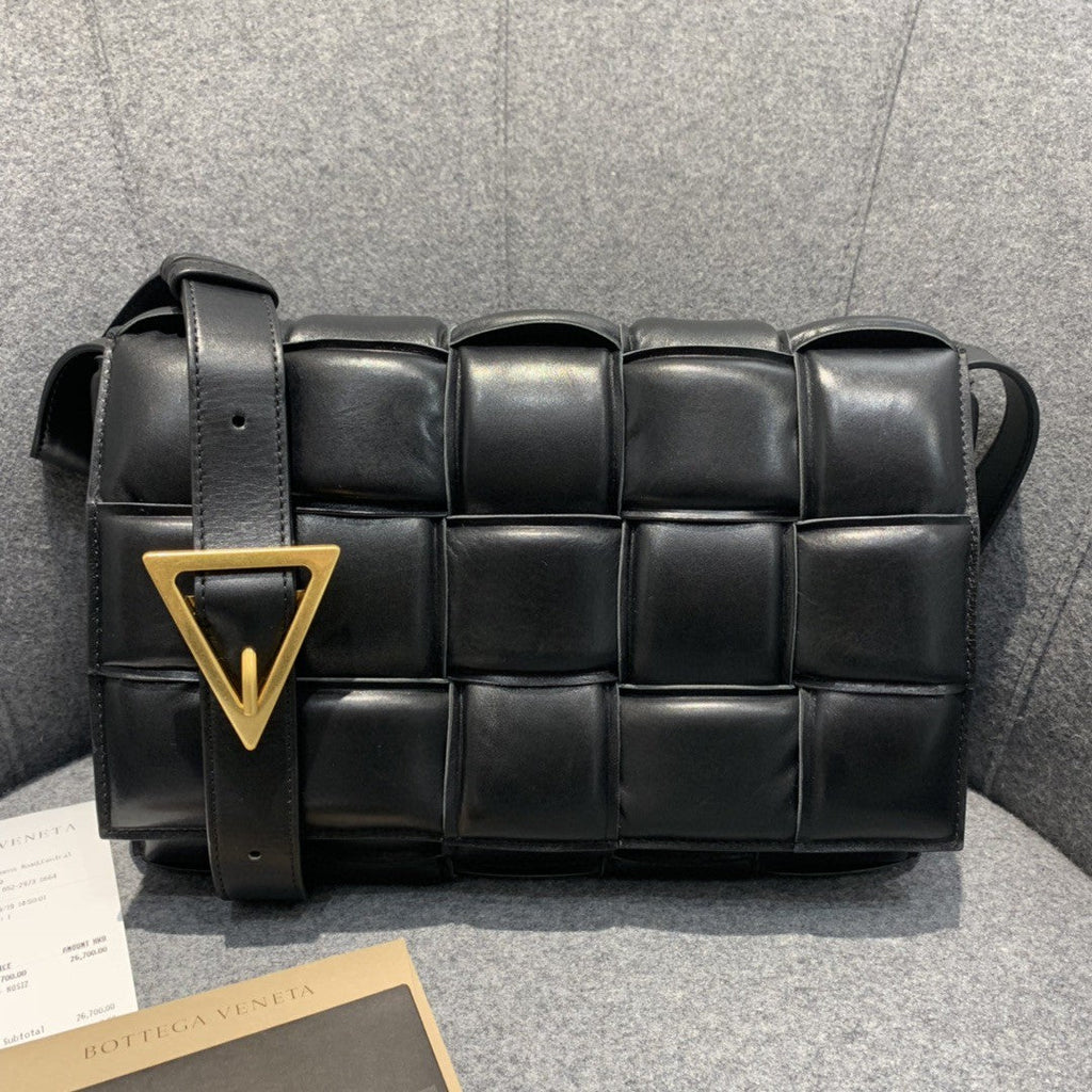 GLAMI Padded Cassette Bag For Women 10.2in/26cm In Black 591970VCQR18425