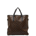 Louis Vuitton Monogram MacArthur Divis Tote Shoulder Bag M56708 Brown PVC Leather  Louis Vuitton