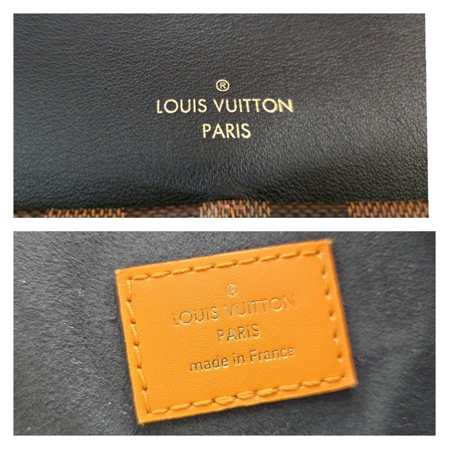 Louis Vuitton Damier Ebene Black Calfskin Maida Hobo
