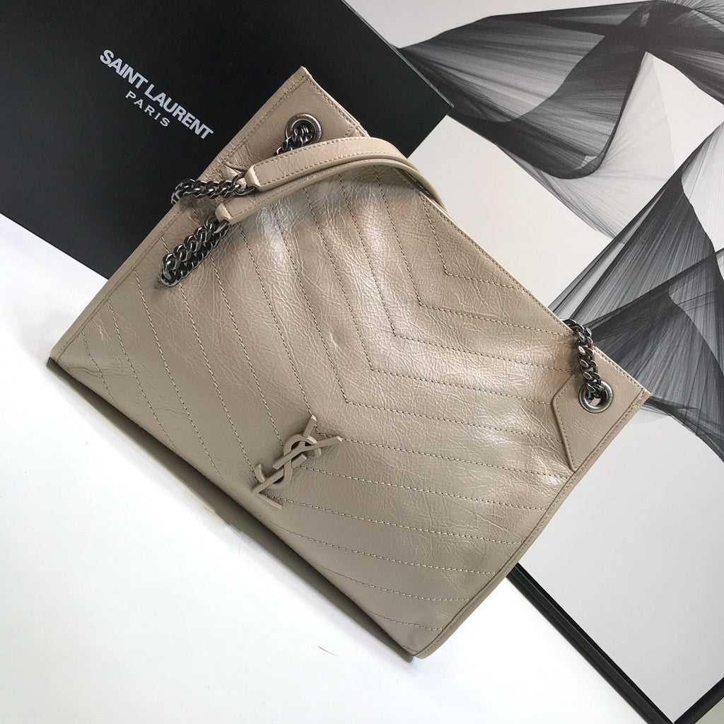 GLAMI Niki MeGLAMIum Shopping Bag Beige For Women 12.6in/32cm YSLÃ‚Â 