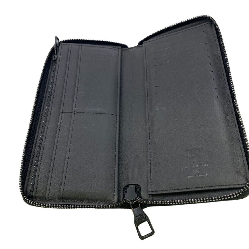 Louis Vuitton Zippy Wallet Vertical  Leather Wallet